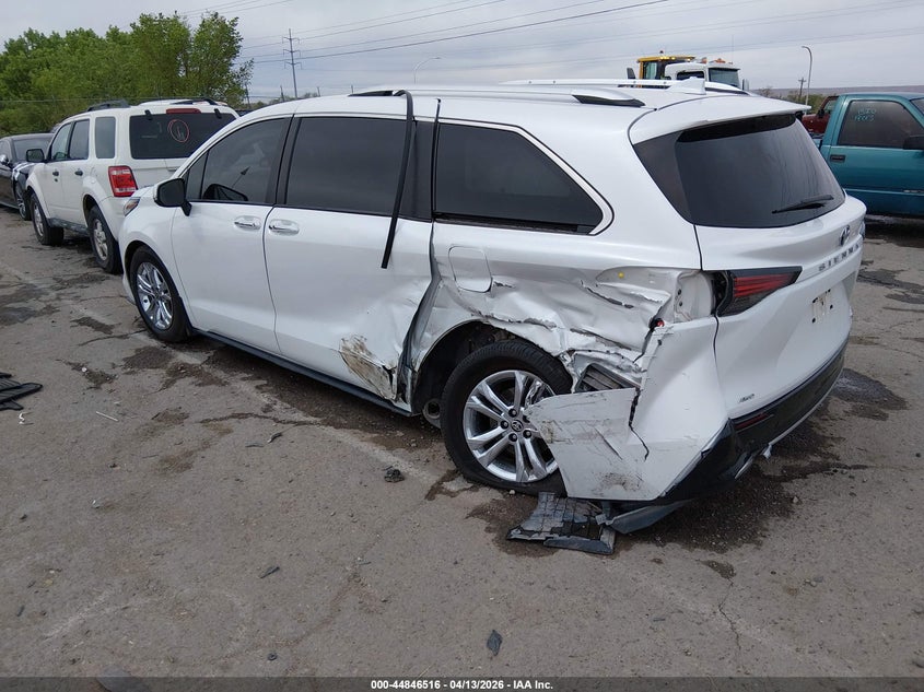 2023 Toyota Sienna VIN 5TDESKFC4PS093285 IAAI salvage auction — SIDE, Salvage (New Mexico), sold $17,100 on 2026-07-13 (photo 3)