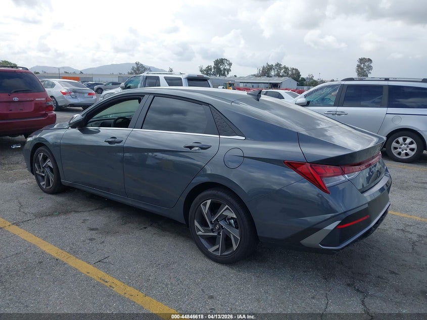 2026 Hyundai Elantra VIN KMHLP4DG9TU165738 IAAI salvage auction — INTERIOR BURN, Salvage (California), sold $4,700 on 2026-07-21 (photo 3)
