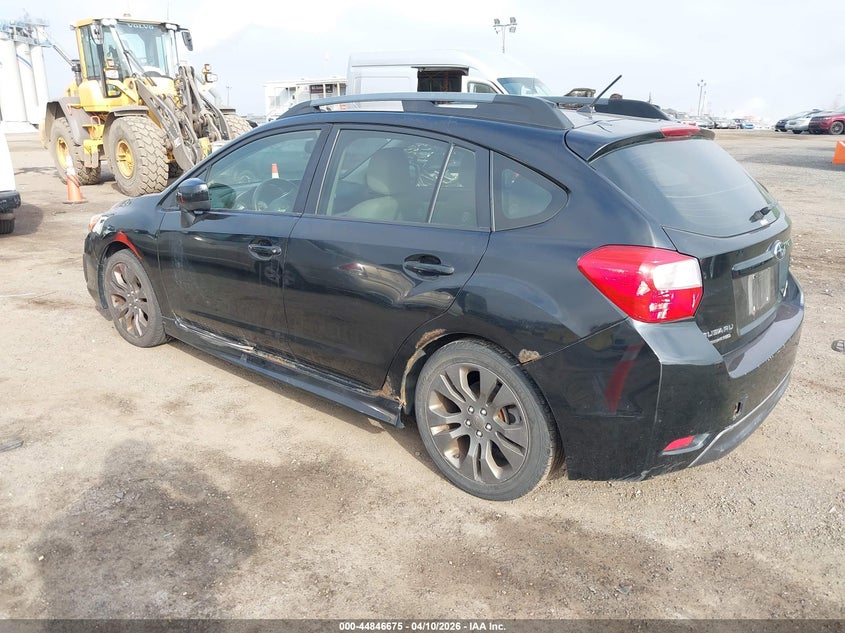 2012 Subaru Impreza VIN JF1GPAS69CH233775 IAAI salvage auction — NORMAL WEAR, Salvage Title, sold $425 on 2026-07-21 (photo 3)