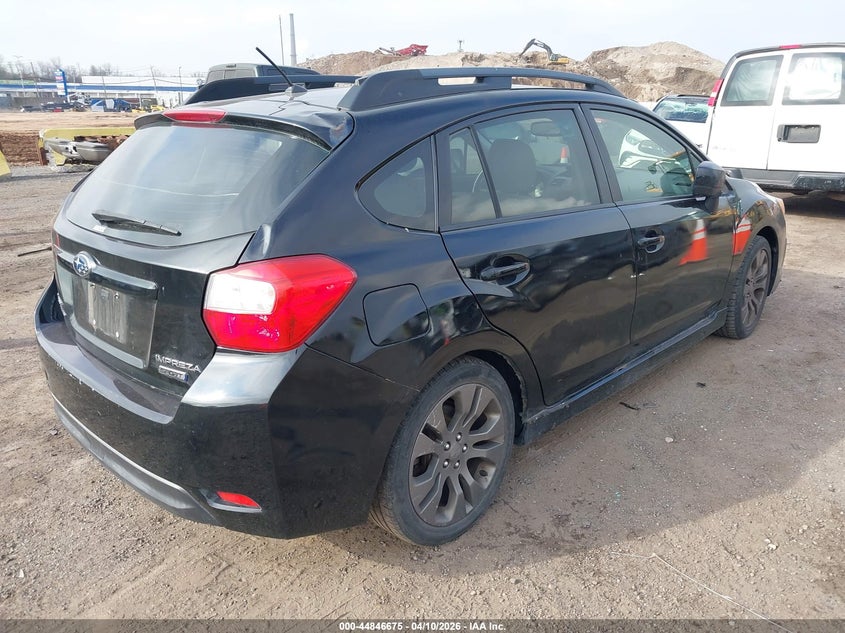2012 Subaru Impreza VIN JF1GPAS69CH233775 IAAI salvage auction — NORMAL WEAR, Salvage Title, sold $425 on 2026-07-21 (photo 4)