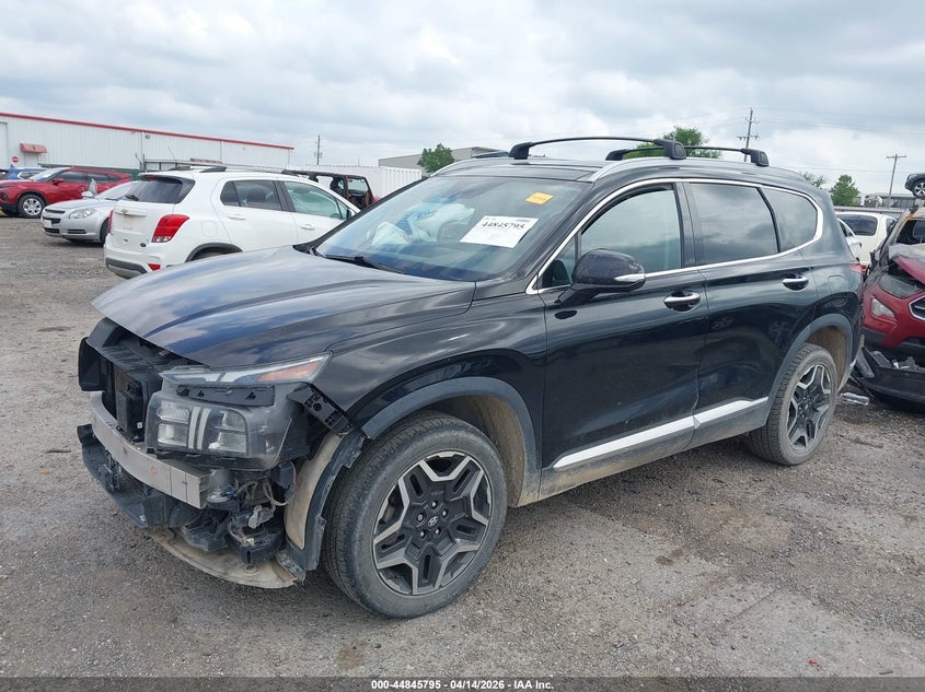 2023 Hyundai Santa fe VIN 5NMS3DA18PH002250 IAAI salvage auction — FRONT END, Clear (Oklahoma), sold $9,300 on 2026-08-01 (photo 2)