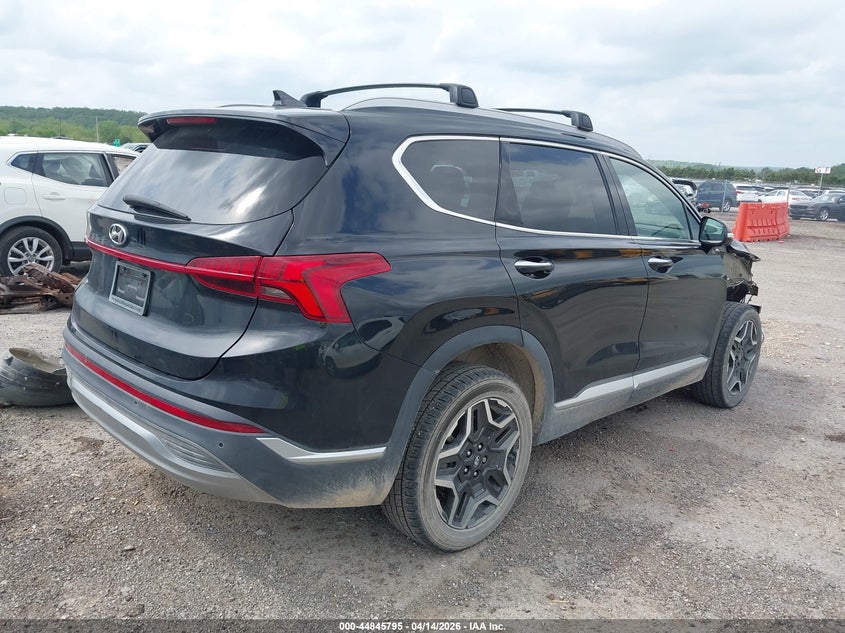 2023 Hyundai Santa fe VIN 5NMS3DA18PH002250 IAAI salvage auction — FRONT END, Clear (Oklahoma), sold $9,300 on 2026-08-01 (photo 4)