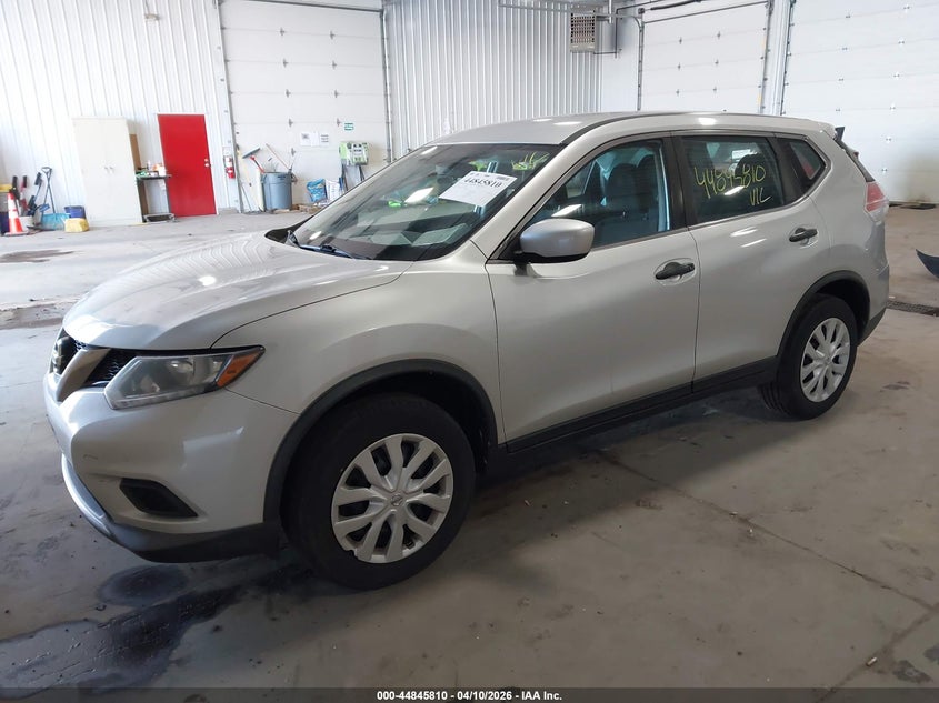 2016 Nissan Rogue VIN KNMAT2MV7GP685693 IAAI salvage auction — RIGHT REAR, Prior Salvage (Minnesota), sold $1,050 on 2026-07-15 (photo 2)