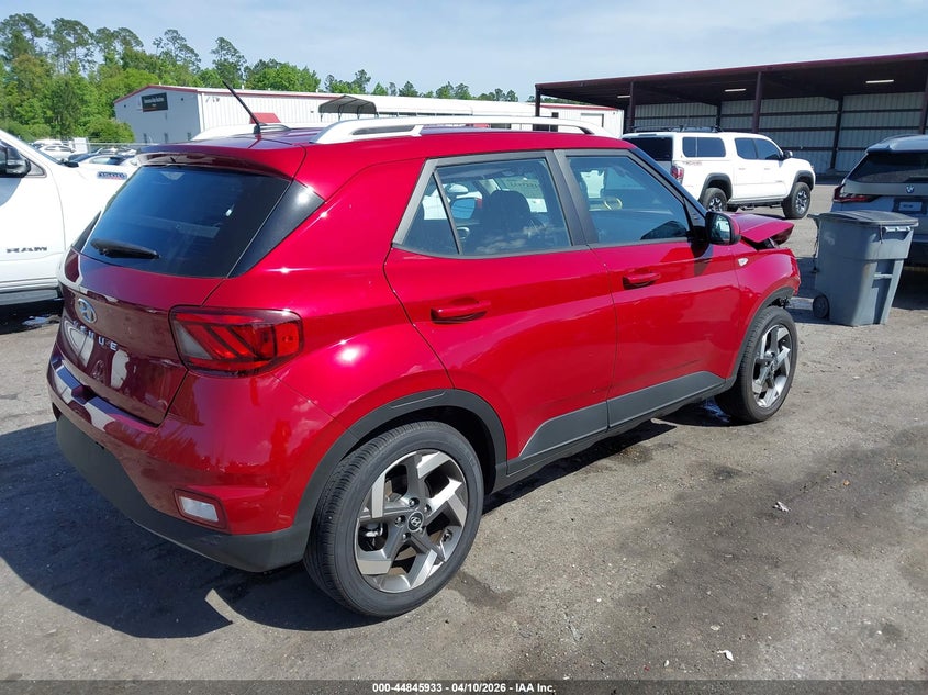 2025 Hyundai Venue VIN KMHRC8A35SU371409 IAAI salvage auction — FRONT END, Certificate Of Destruction (Florida), sold $25 on 2026-07-28 (photo 4)
