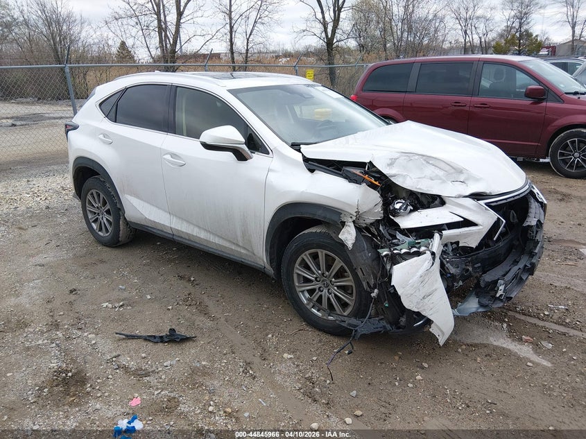 2021 Lexus Nx VIN JTJDARDZ1M5025152 IAAI salvage auction — FRONT END, Salvage (Illinois), sold $11,000 on 2026-07-07 (photo 1)