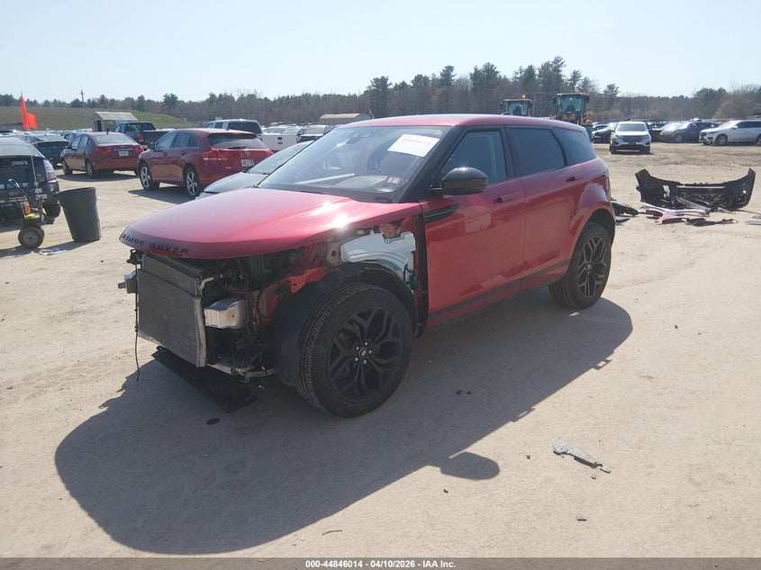2020 Land rover Range rover evoque VIN SALZP2FX4LH019734 IAAI salvage auction — FRONT END, Salvage (New Hampshire), sold $6,650 on 2026-07-22 (photo 2)