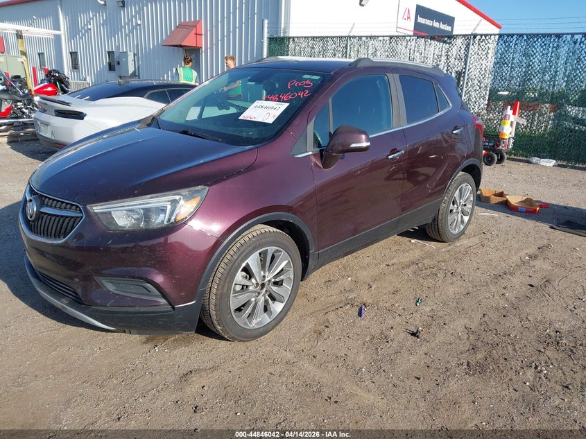 2018 Buick Encore VIN KL4CJASB9JB523404 IAAI salvage auction — RIGHT SIDE, Salvage (Kansas), sold $850 on 2026-07-31 (photo 2)