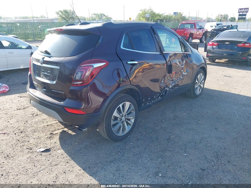 2018 Buick Encore VIN KL4CJASB9JB523404 IAAI salvage auction — RIGHT SIDE, Salvage (Kansas), sold $850 on 2026-07-31 (photo 4)