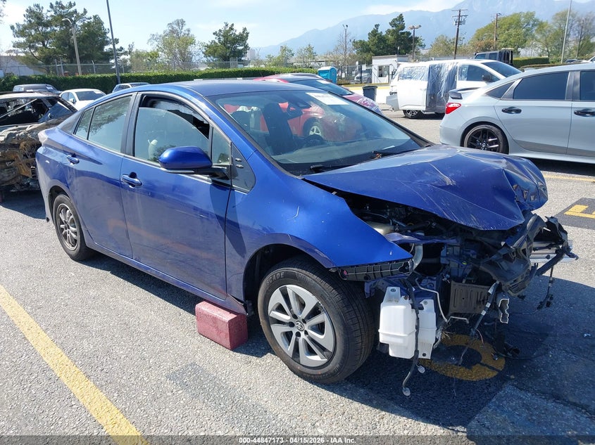 2017 Toyota Prius VIN JTDKBRFU1H3047601 IAAI salvage auction — FRONT & REAR, Non-Repairable (California), sold $1,800 on 2026-07-28 (photo 1)