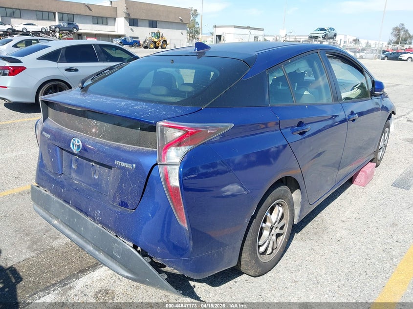 2017 Toyota Prius VIN JTDKBRFU1H3047601 IAAI salvage auction — FRONT & REAR, Non-Repairable (California), sold $1,800 on 2026-07-28 (photo 4)