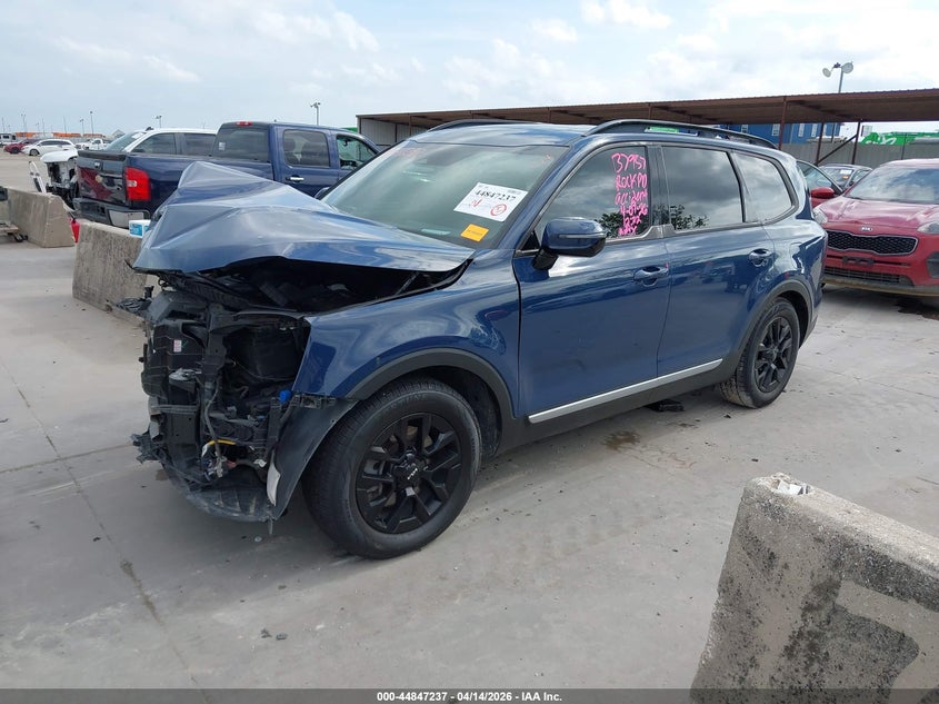 2023 Kia Telluride VIN 5XYP5DGC1PG329494 IAAI salvage auction — FRONT END, Original (Texas), sold $6,600 on 2026-07-08 (photo 2)