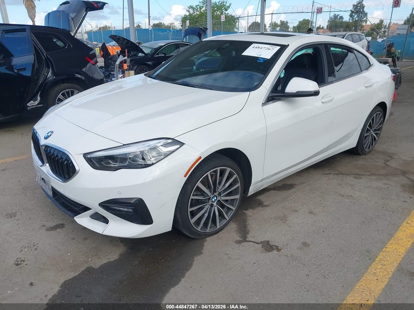 2021 BMW 2er VIN WBA53AK05M7H31858 IAAI salvage auction — THEFT, Salvage Title, sold $5,600 on 2026-07-13 (photo 2)