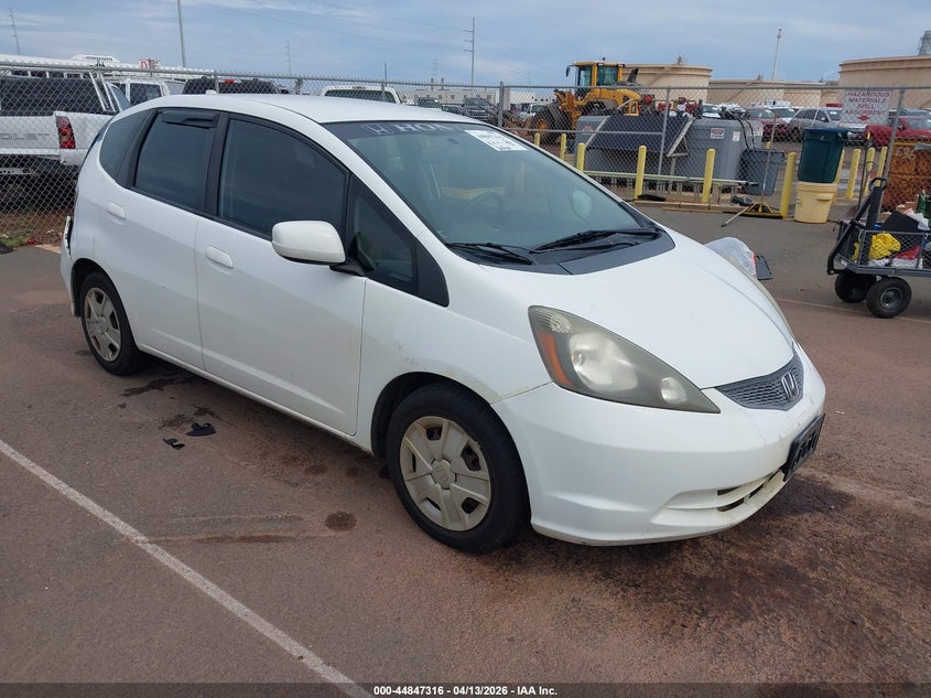 2013 Honda Fit VIN JHMGE8H38DC042268 IAAI salvage auction — REAR END, Wait Title, sold $100 on 2026-07-14 (photo 1)