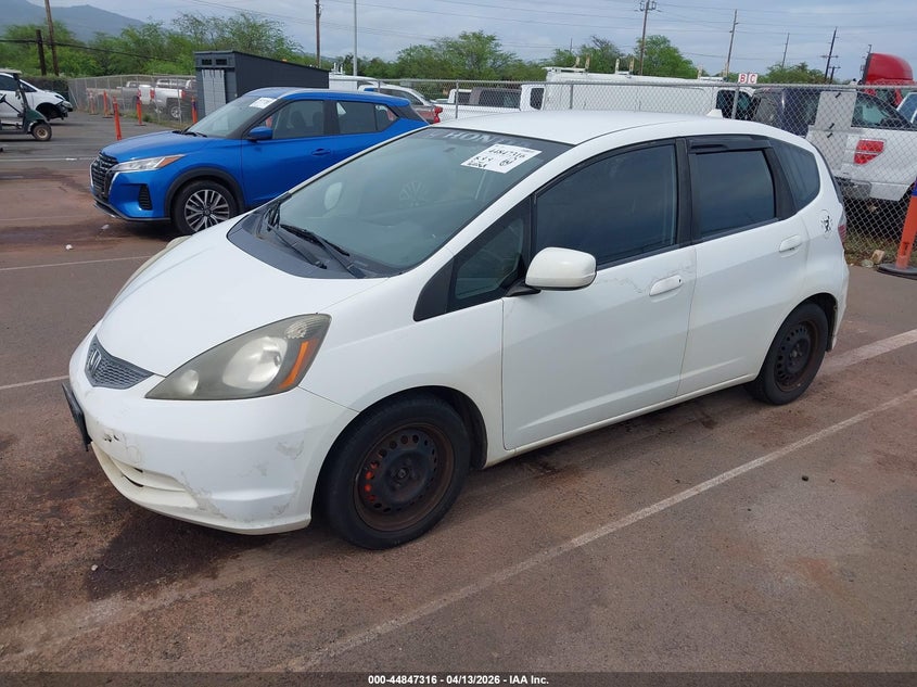 2013 Honda Fit VIN JHMGE8H38DC042268 IAAI salvage auction — REAR END, Wait Title, sold $100 on 2026-07-14 (photo 2)