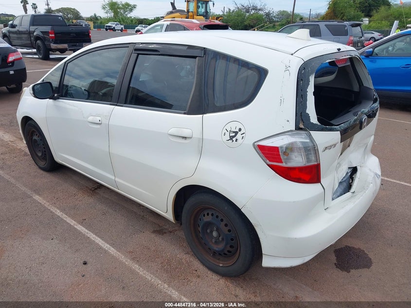 2013 Honda Fit VIN JHMGE8H38DC042268 IAAI salvage auction — REAR END, Wait Title, sold $100 on 2026-07-14 (photo 3)