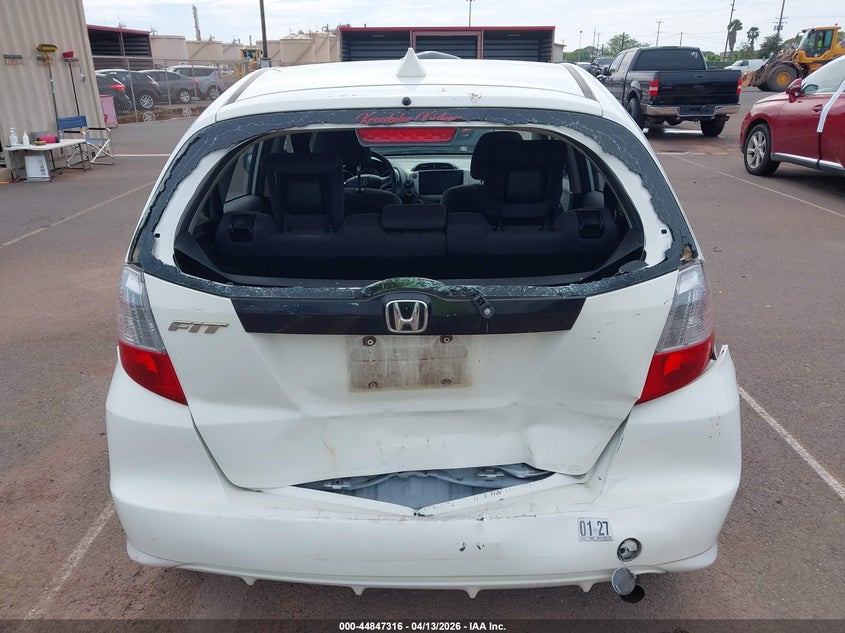 2013 Honda Fit VIN JHMGE8H38DC042268 IAAI salvage auction — REAR END, Wait Title, sold $100 on 2026-07-14 (photo 6)