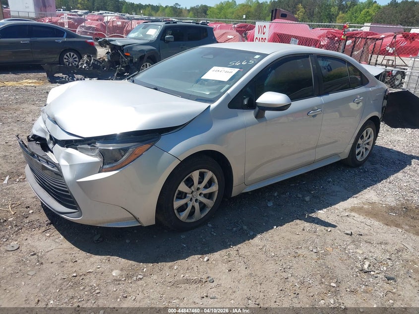 2023 Toyota Corolla VIN 5YFB4MDE3PP055665 IAAI salvage auction — FRONT & REAR, Salvage (Georgia), sold $4,250 on 2026-07-17 (photo 2)
