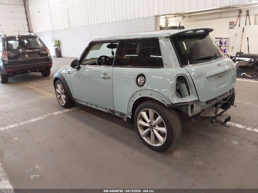 2012 Mini Cooper VIN WMWSV3C58CT387514 IAAI salvage auction — REAR END, Salvage Title, sold $525 on 2026-07-30 (photo 3)