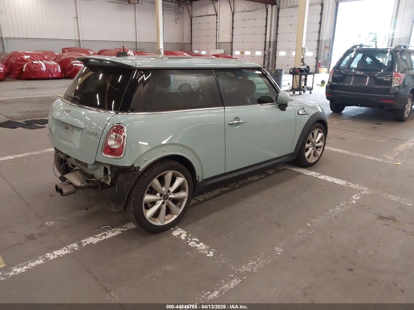 2012 Mini Cooper VIN WMWSV3C58CT387514 IAAI salvage auction — REAR END, Salvage Title, sold $525 on 2026-07-30 (photo 4)