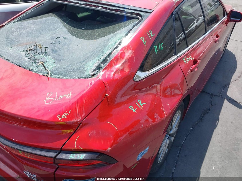 2021 Toyota Mirai VIN JTDAAAAA4MA001098 IAAI salvage auction — RIGHT REAR, Wait Title, sold $25 on 2026-07-22 (photo 6)