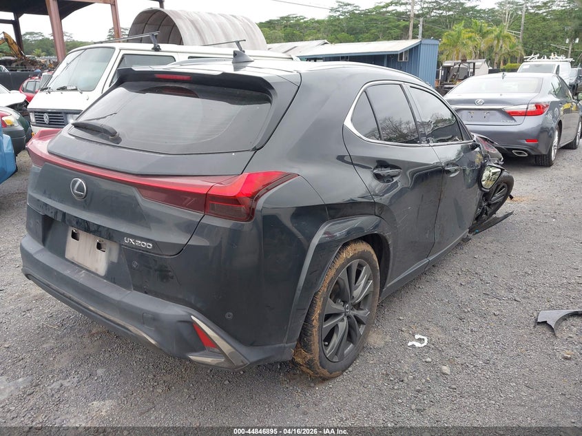 2022 Lexus Ux VIN JTHR3JBH6N2054050 IAAI salvage auction — FRONT & REAR, Wait Title, sold $2,250 on 2026-07-21 (photo 4)