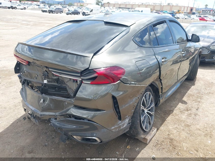 2024 BMW X6 VIN 5UX33EX06R9R43153 IAAI salvage auction — REAR END, Salvage Title, sold $27,900 on 2026-07-20 (photo 4)