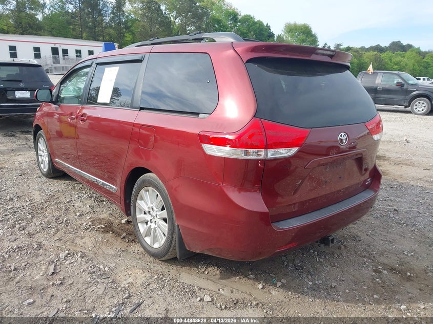 2013 Toyota Sienna VIN 5TDJK3DC3DS051189 IAAI salvage auction — FRONT END, Salvage (Georgia), sold $1,550 on 2026-07-10 (photo 3)