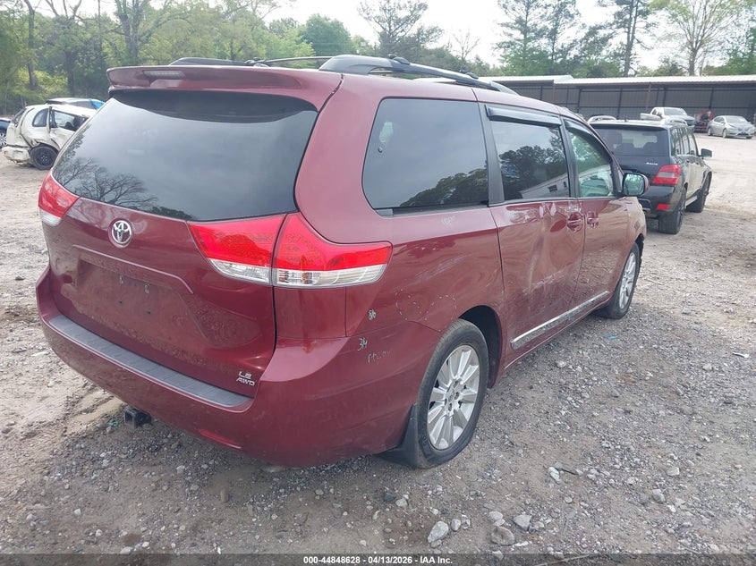 2013 Toyota Sienna VIN 5TDJK3DC3DS051189 IAAI salvage auction — FRONT END, Salvage (Georgia), sold $1,550 on 2026-07-10 (photo 4)