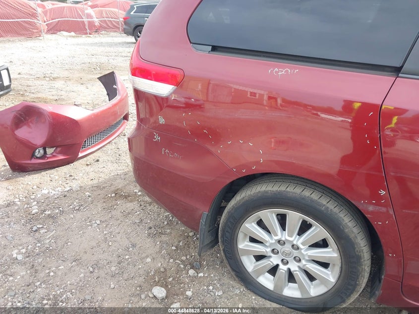2013 Toyota Sienna VIN 5TDJK3DC3DS051189 IAAI salvage auction — FRONT END, Salvage (Georgia), sold $1,550 on 2026-07-10 (photo 6)