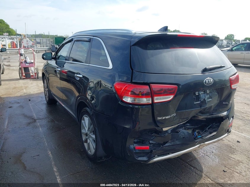 2017 Kia Sorento VIN 5XYPKDA54HG204915 IAAI salvage auction — REAR END, Salvage (North Carolina), sold $2,700 on 2026-07-06 (photo 3)