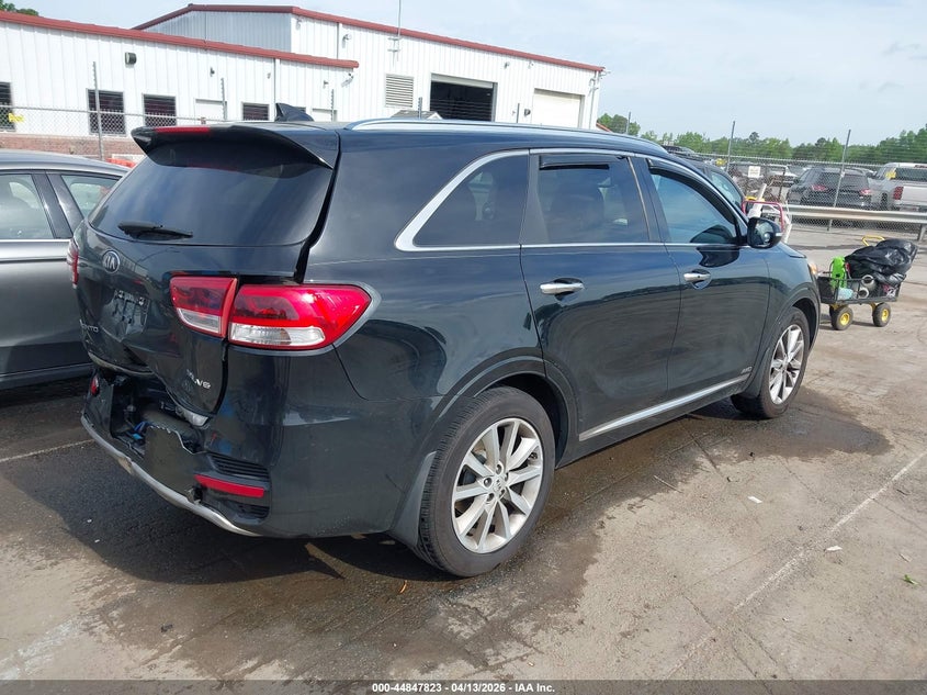 2017 Kia Sorento VIN 5XYPKDA54HG204915 IAAI salvage auction — REAR END, Salvage (North Carolina), sold $2,700 on 2026-07-06 (photo 4)
