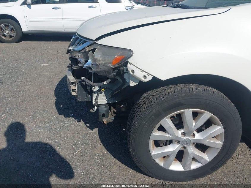 2011 Nissan Murano VIN JN8AZ1MW8BW163580 IAAI salvage auction — FRONT END, Salvage - Greater Than 75% (Maryland), sold $775 on 2026-07-06 (photo 6)