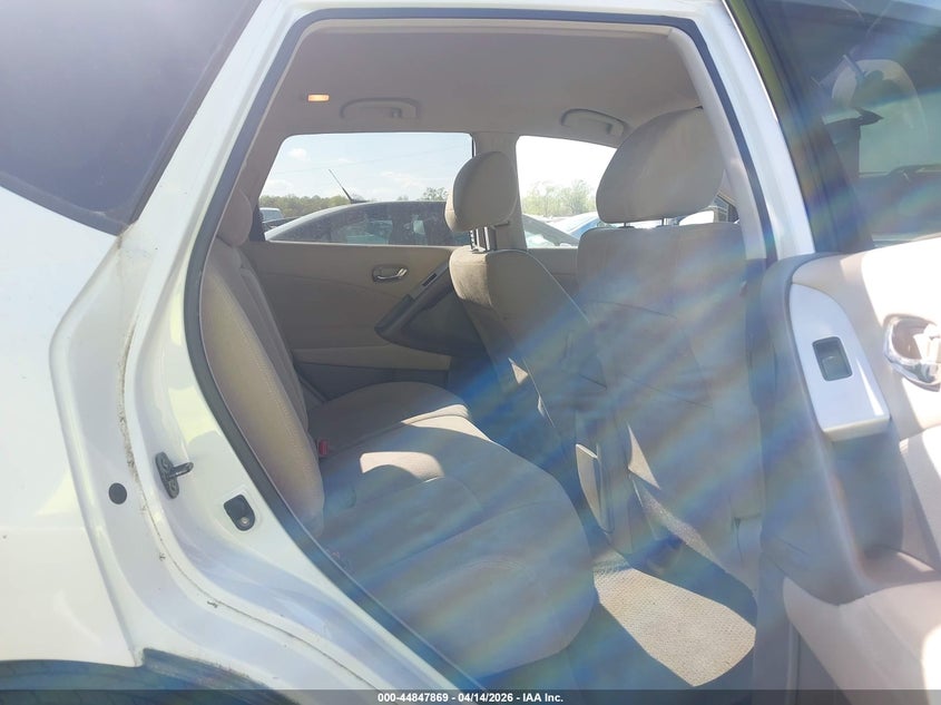 2011 Nissan Murano VIN JN8AZ1MW8BW163580 IAAI salvage auction — FRONT END, Salvage - Greater Than 75% (Maryland), sold $775 on 2026-07-06 (photo 8)