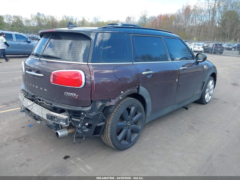 2016 Mini Clubman VIN WMWLN9C53G2E15984 IAAI salvage auction — REAR END, Salvage Title, sold $2,000 on 2026-07-09 (photo 4)