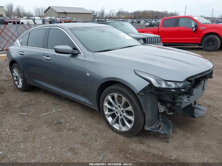 2020 Cadillac Ct5 VIN 1G6DT5RK4L0153305 IAAI salvage auction — FRONT END, Clear (Michigan), sold $9,100 on 2026-07-16 (photo 1)
