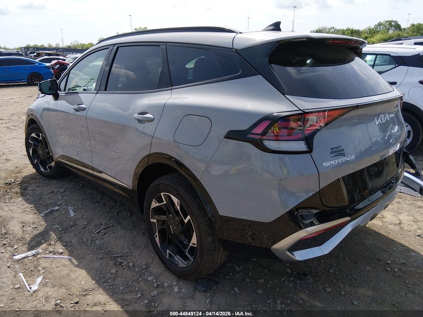 2025 Kia Sportage VIN 5XYK5CDF7SG263559 IAAI salvage auction — FRONT END, Salvage Title, sold $9,100 on 2026-07-09 (photo 3)