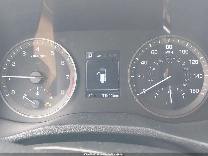 2017 Hyundai Tucson VIN KM8J33A49HU469117 IAAI salvage auction — FRONT & REAR, Wait Title, sold $4,000 on 2026-07-16 (photo 7)