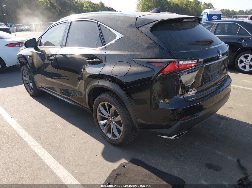 2017 Lexus Nx VIN JTJYARBZ0H2081644 IAAI salvage auction — FRONT END, Wait Title, sold $5,700 on 2026-07-22 (photo 3)