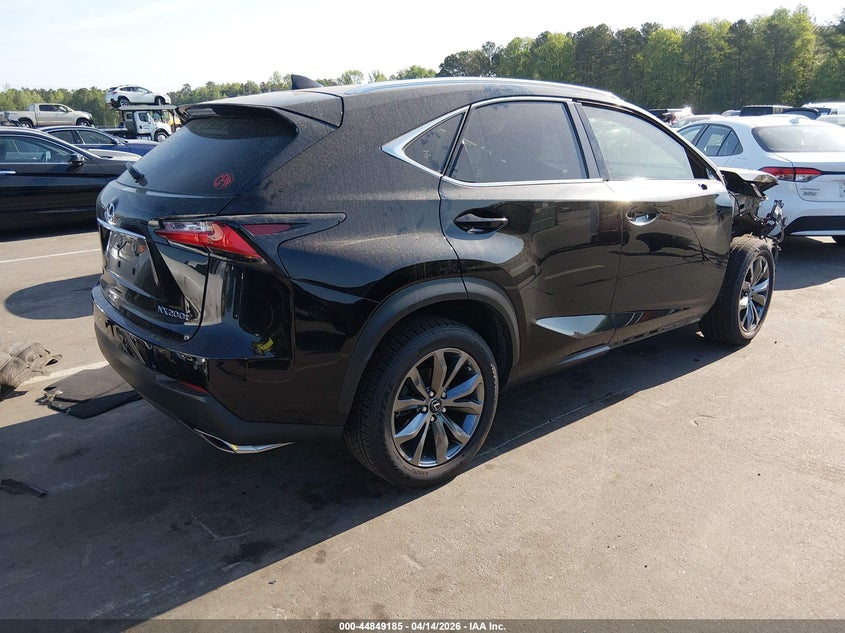 2017 Lexus Nx VIN JTJYARBZ0H2081644 IAAI salvage auction — FRONT END, Wait Title, sold $5,700 on 2026-07-22 (photo 4)