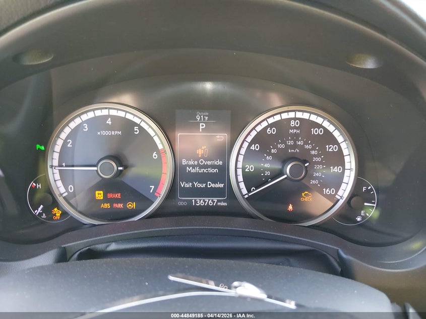2017 Lexus Nx VIN JTJYARBZ0H2081644 IAAI salvage auction — FRONT END, Wait Title, sold $5,700 on 2026-07-22 (photo 7)
