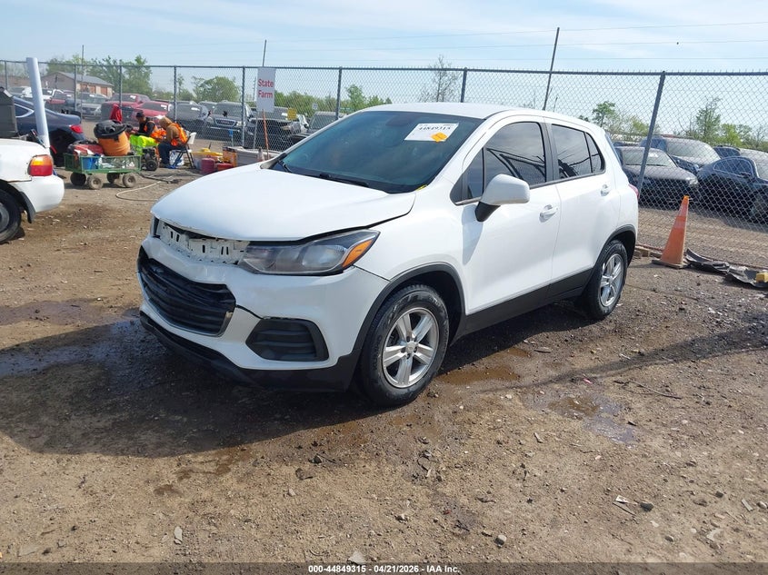 2020 Chevrolet Trax VIN KL7CJKSBXLB317150 IAAI salvage auction — FRONT END, Salvage (Ohio), sold $2,200 on 2026-07-09 (photo 2)