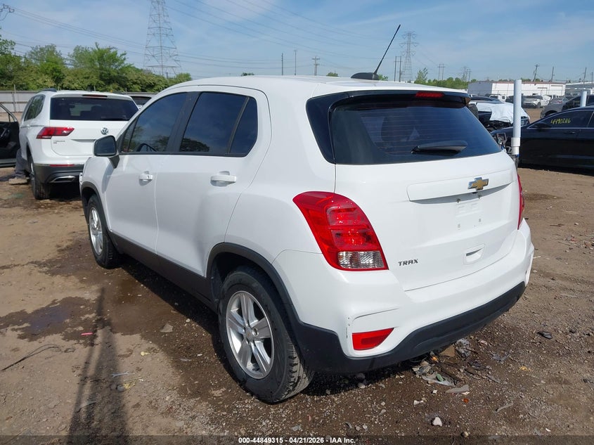 2020 Chevrolet Trax VIN KL7CJKSBXLB317150 IAAI salvage auction — FRONT END, Salvage (Ohio), sold $2,200 on 2026-07-09 (photo 3)
