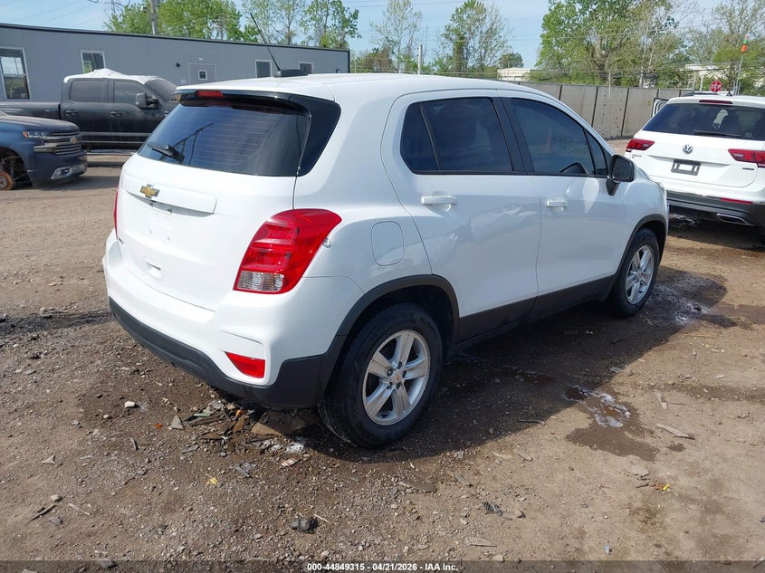 2020 Chevrolet Trax VIN KL7CJKSBXLB317150 IAAI salvage auction — FRONT END, Salvage (Ohio), sold $2,200 on 2026-07-09 (photo 4)