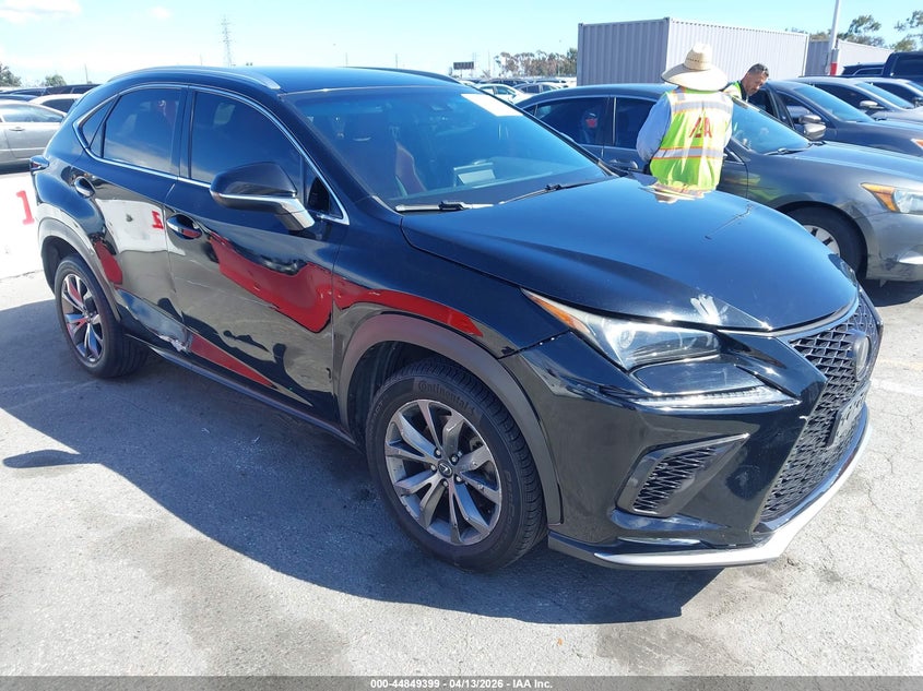 2019 Lexus Nx VIN JTJYARBZ4K2120484 IAAI salvage auction — RIGHT SIDE, Salvage Title, sold $6,400 on 2026-07-23 (photo 1)