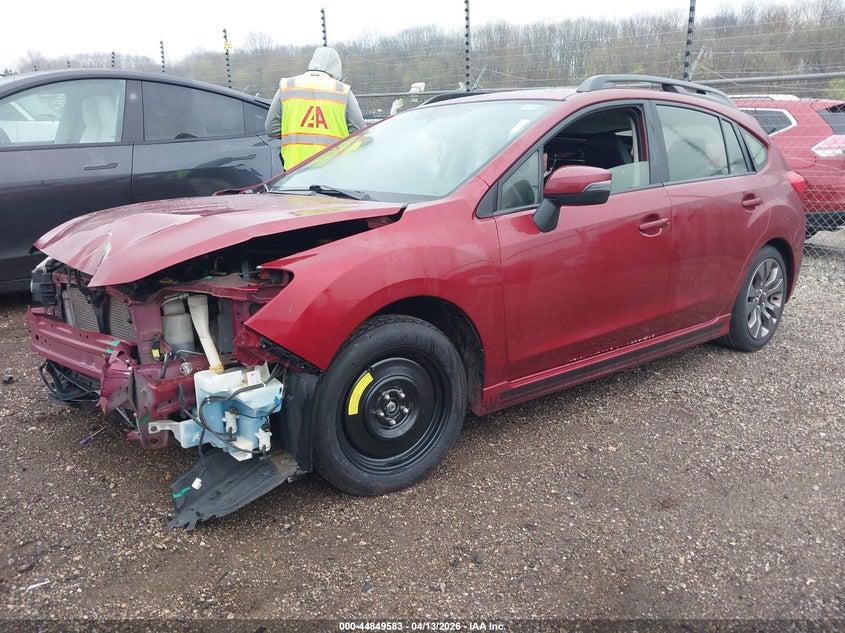 2016 Subaru Impreza VIN JF1GPAP62GH307276 IAAI salvage auction — FRONT END, Salvage Title, sold $500 on 2026-07-29 (photo 2)