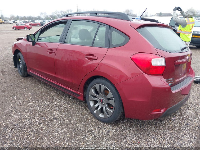 2016 Subaru Impreza VIN JF1GPAP62GH307276 IAAI salvage auction — FRONT END, Salvage Title, sold $500 on 2026-07-29 (photo 3)
