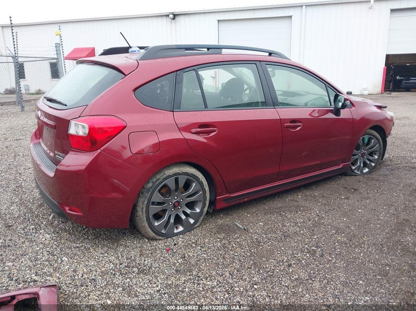 2016 Subaru Impreza VIN JF1GPAP62GH307276 IAAI salvage auction — FRONT END, Salvage Title, sold $500 on 2026-07-29 (photo 4)