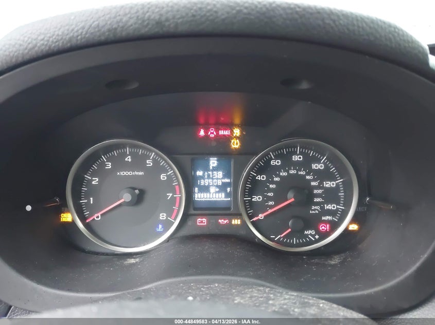 2016 Subaru Impreza VIN JF1GPAP62GH307276 IAAI salvage auction — FRONT END, Salvage Title, sold $500 on 2026-07-29 (photo 7)
