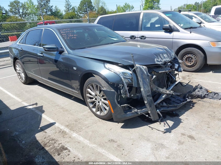 2018 Cadillac Ct6 VIN 1G6KB5RS4JU106081 IAAI salvage auction — FRONT END, Salvage (North Carolina), sold $2,900 on 2026-07-13 (photo 1)