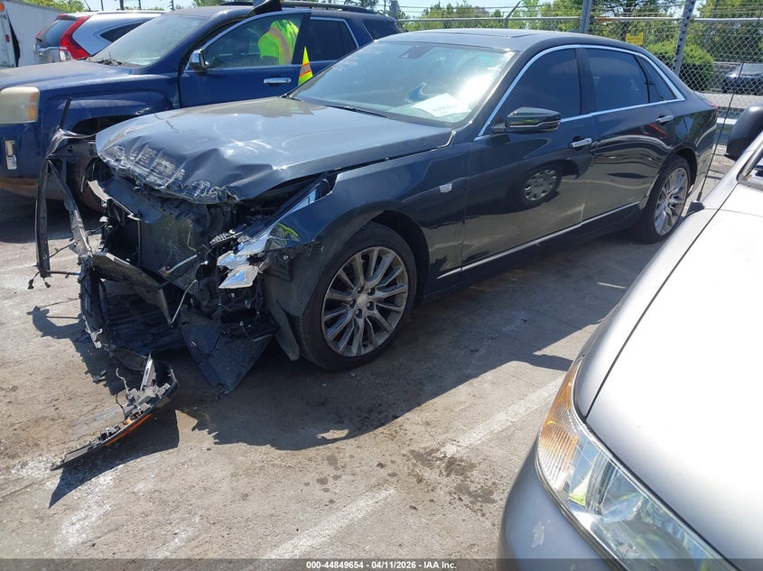 2018 Cadillac Ct6 VIN 1G6KB5RS4JU106081 IAAI salvage auction — FRONT END, Salvage (North Carolina), sold $2,900 on 2026-07-13 (photo 2)